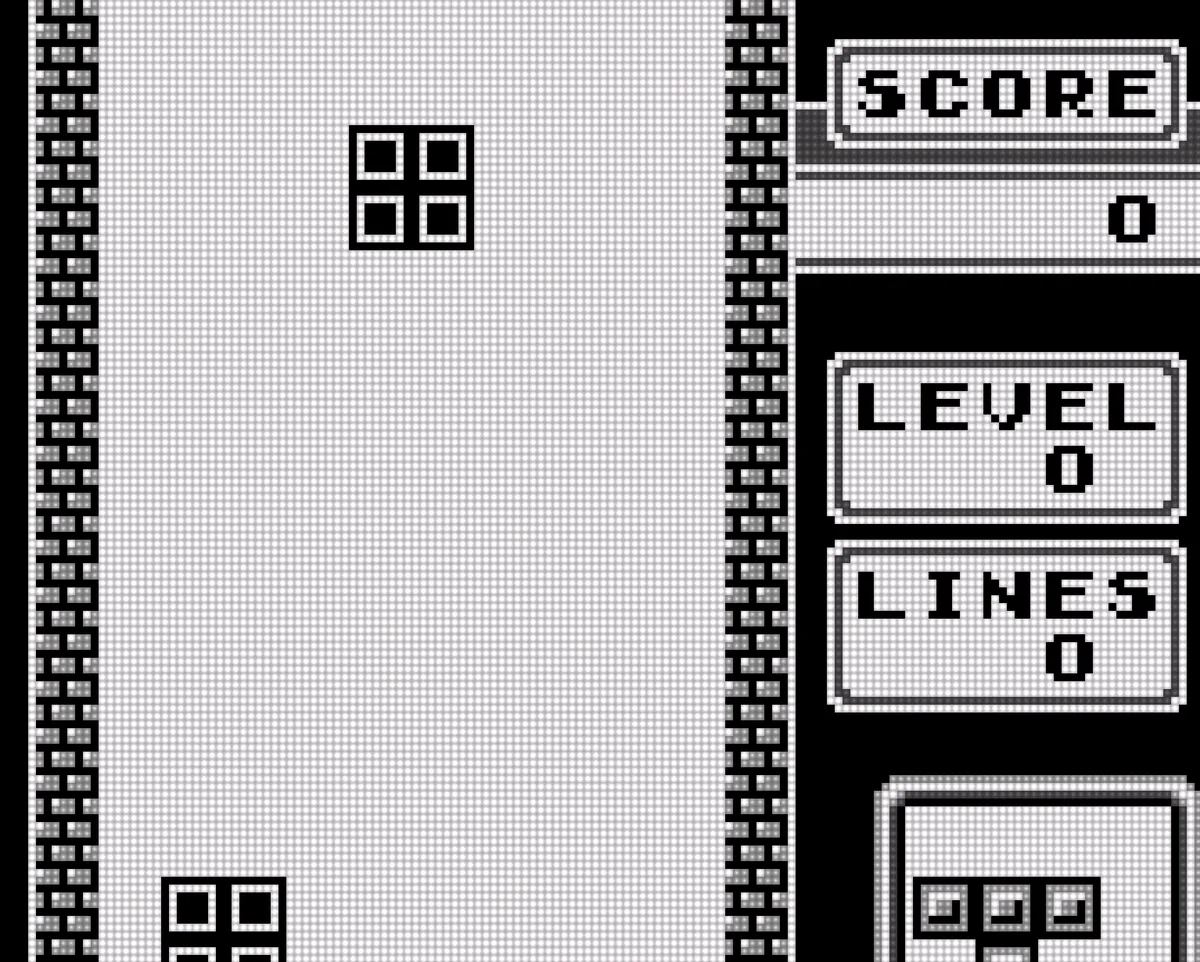 Tetris with the Backlit look